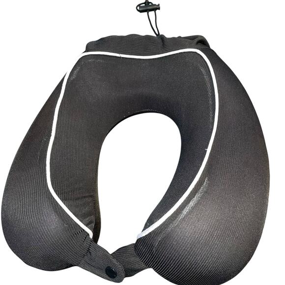 G Force Neck Pillow Travel Memory Foam Washable Cover Built In Compact Storage - Picture 2 of 12